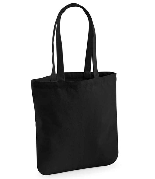 Westford Mill EarthAware® Organic Spring Tote Bag - Black (W821)