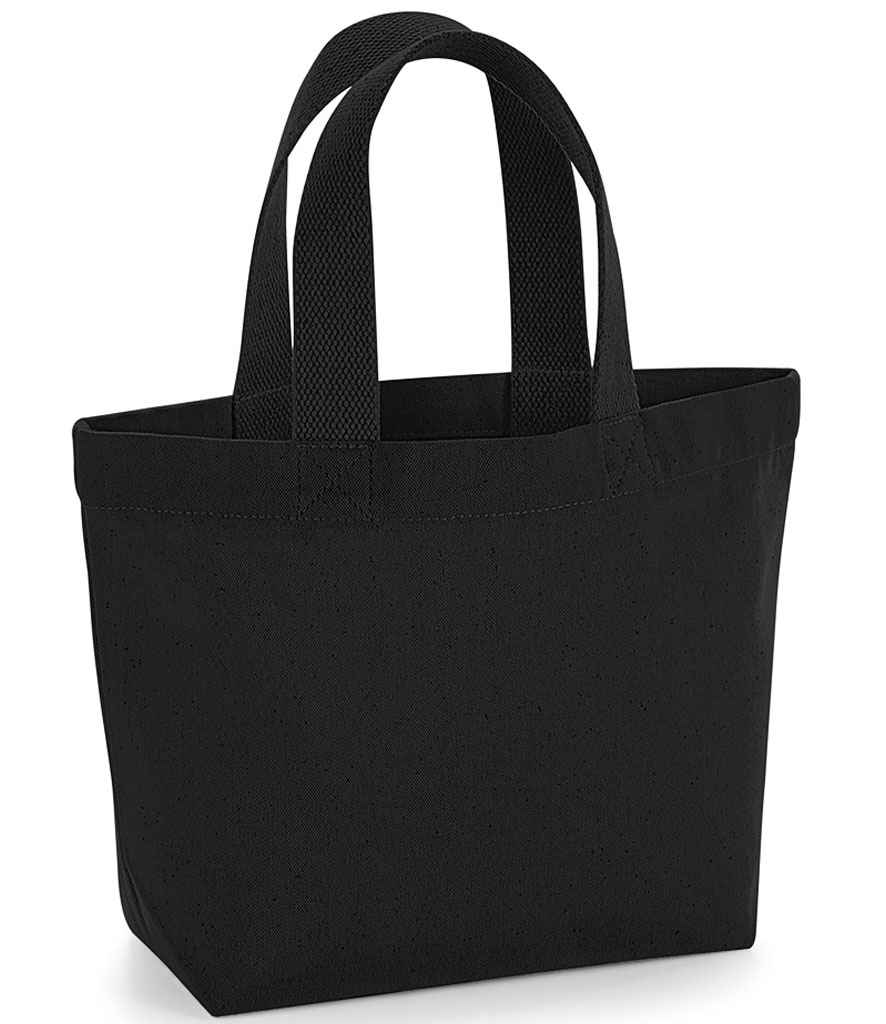 Westford Mill EarthAware® Organic Marina Mini Tote Bag - Black (W845)