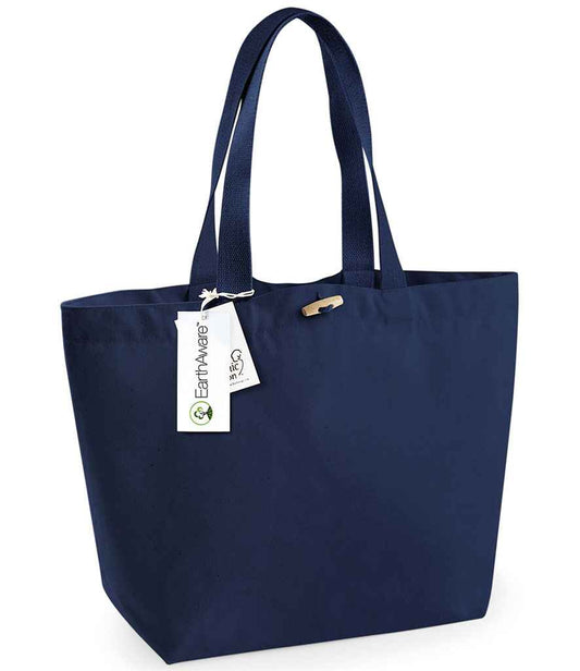 Westford Mill EarthAware® Organic Marina Tote Bag - French Navy (W850)