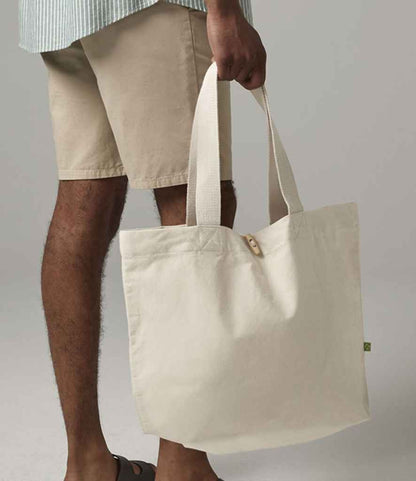 Westford Mill EarthAware® Organic Marina Tote Bag - Natural (W850)