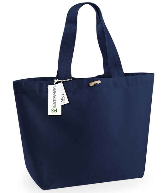 Westford Mill EarthAware® Organic Marina Tote XL Bag - French Navy (W855)