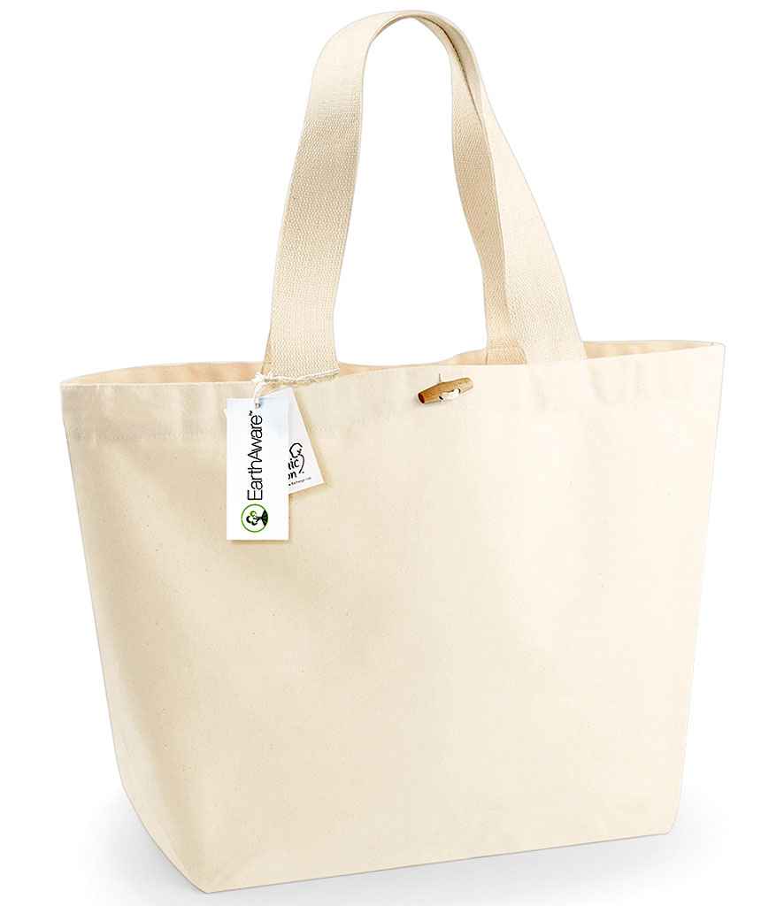 Westford Mill EarthAware® Organic Marina Tote XL Bag - Natural (W855)