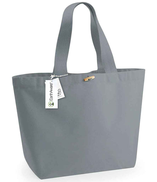 Westford Mill EarthAware® Organic Marina Tote XL Bag - Pure Grey (W855)