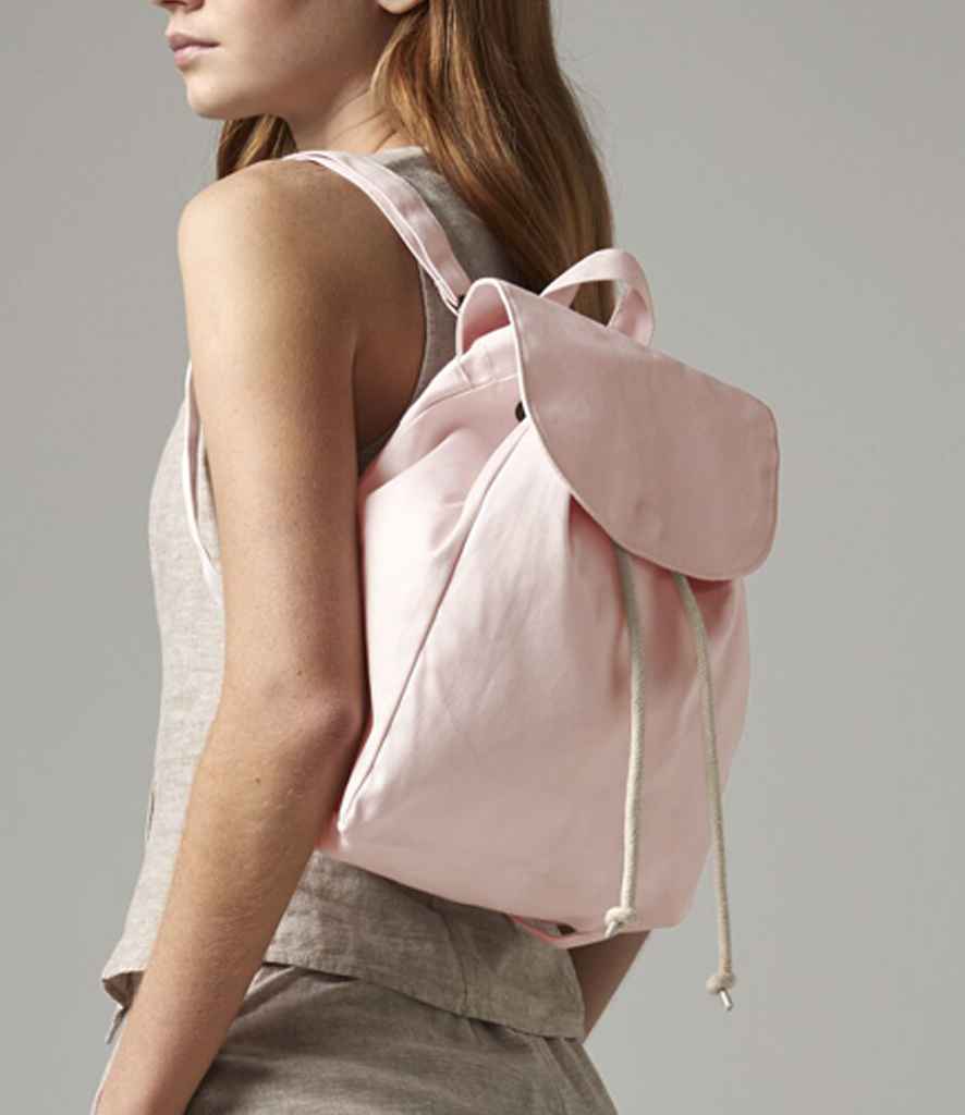 Westford Mill EarthAware® Organic Mini Rucksack - Pastel Pink (W881)