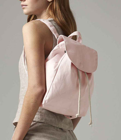 Westford Mill EarthAware® Organic Mini Rucksack - Pastel Pink (W881)