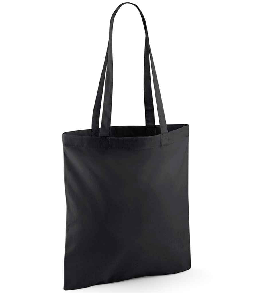 Westford Mill Recycled Cotton Tote Bag - Black (W901)