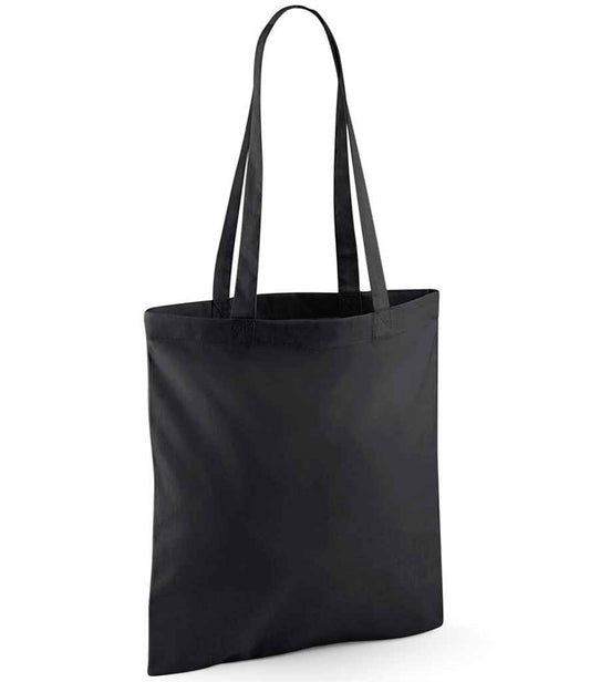 Westford Mill Recycled Cotton Tote Bag - Black (W901)