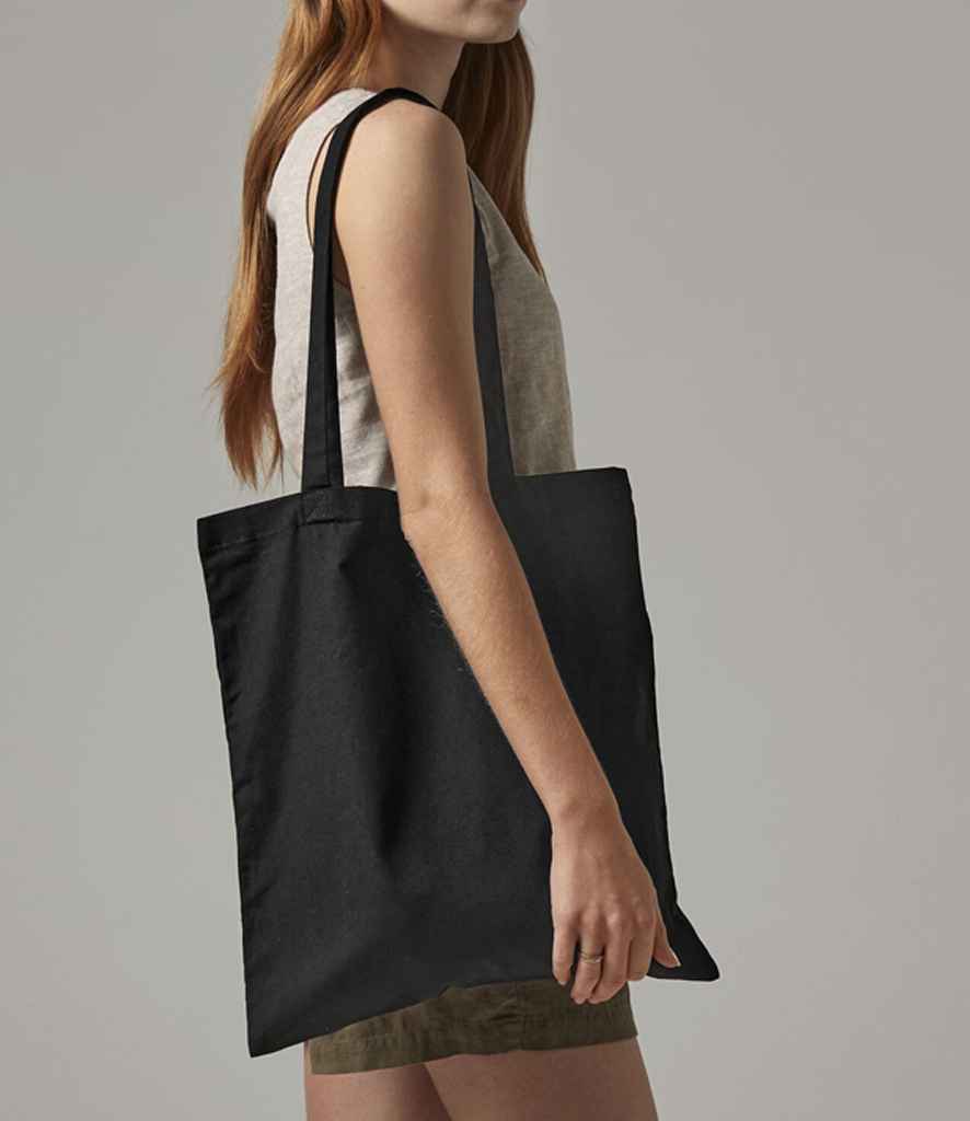 Westford Mill Recycled Cotton Tote Bag - Black (W901)