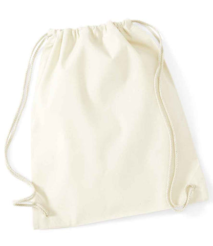 Westford Mill Recycled Cotton Gymsac - Natural (W910)