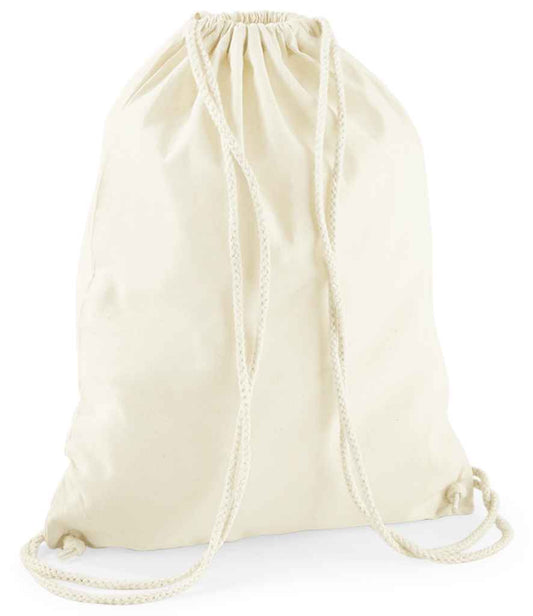 Westford Mill Recycled Cotton Gymsac - Natural (W910)