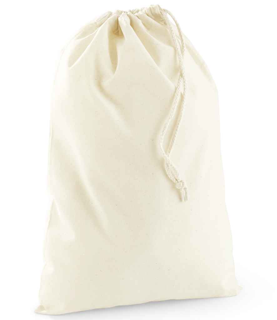 Westford Mill Recycled Cotton Stuff Bag - Natural (W915)