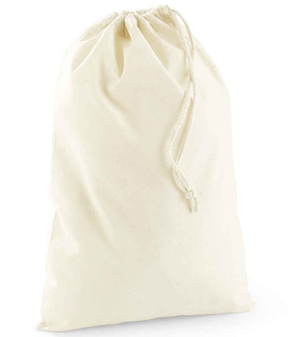 Westford Mill Recycled Cotton Stuff Bag - Natural (W915)
