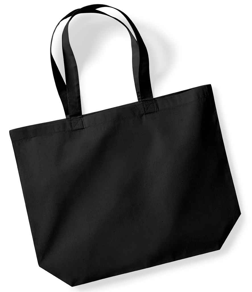 Westford Mill Recycled Cotton Maxi Tote Bag - Black (W925)