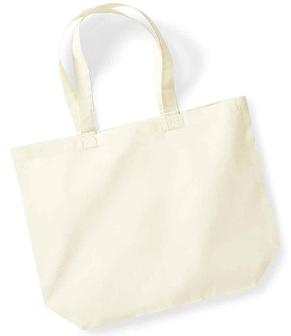 Westford Mill Recycled Cotton Maxi Tote Bag - Natural (W925)