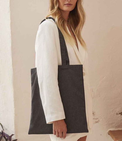 Westford Mill Revive Recycled Tote Bag - Black (W961)