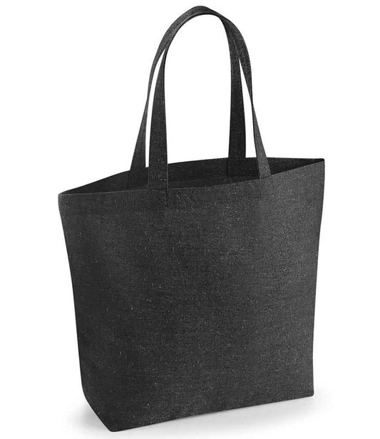 Westford Mill Revive Recycled Maxi Tote Bag - Black (W965)