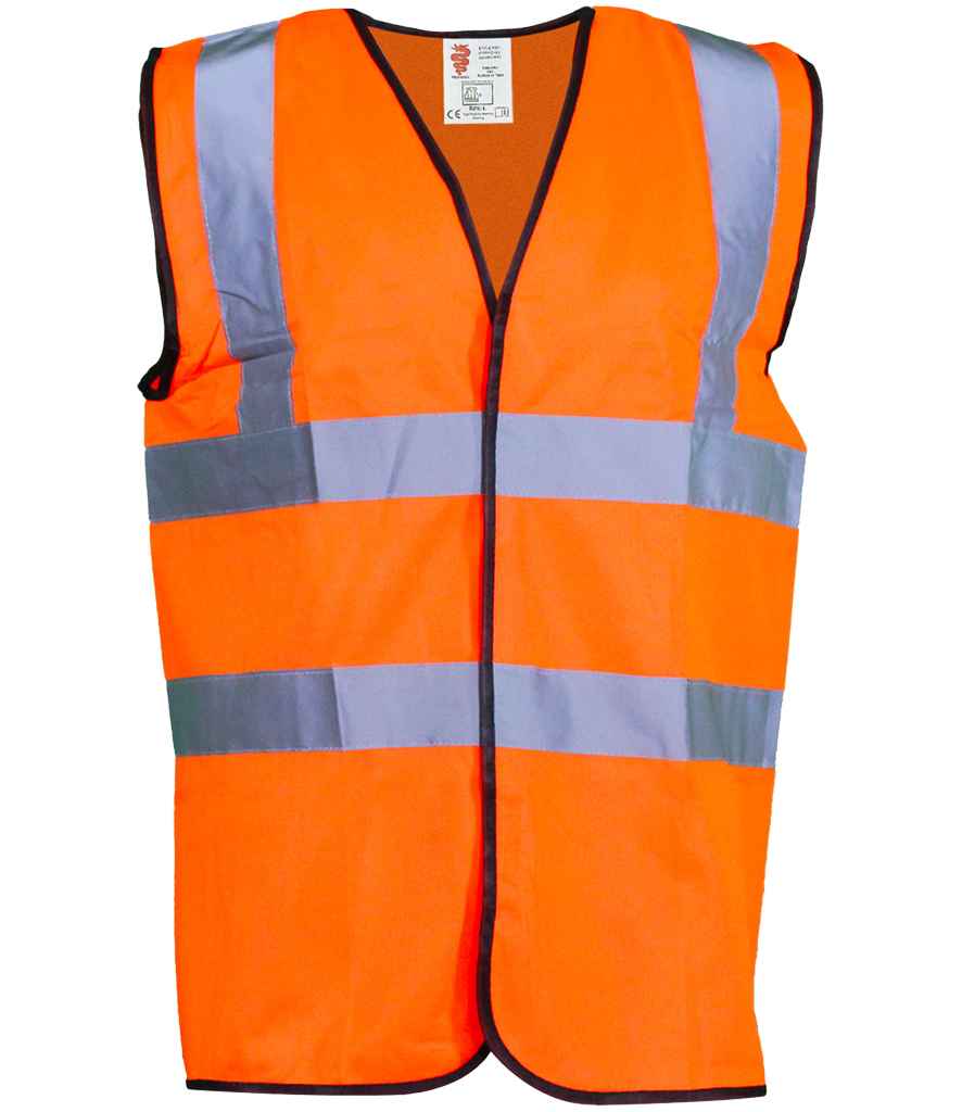Warrior Warrior Hi-Vis Waistcoat - Fluorescent Orange (WR001)