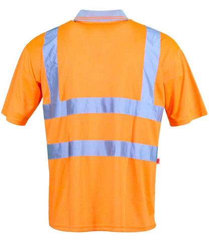 Warrior Warrior Hi-Vis Polo Shirt - Fluorescent Orange (WR002)