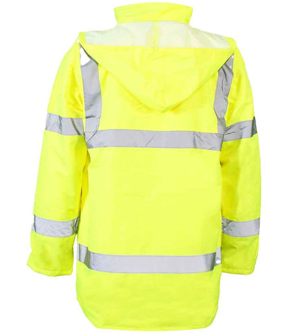 Warrior Warrior Hi-Vis Traffic Jacket - Fluorescent Yellow (WR005)