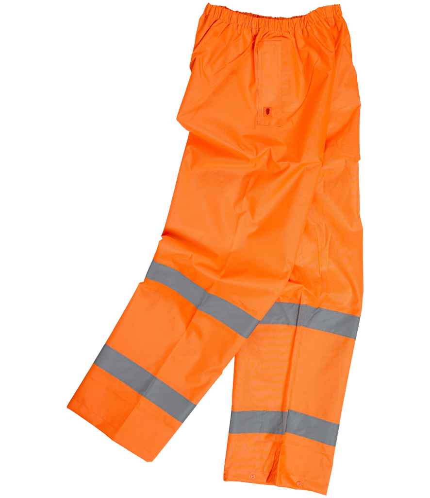 Warrior Warrior Hi-Vis Overtrousers - Fluorescent Orange (WR010)