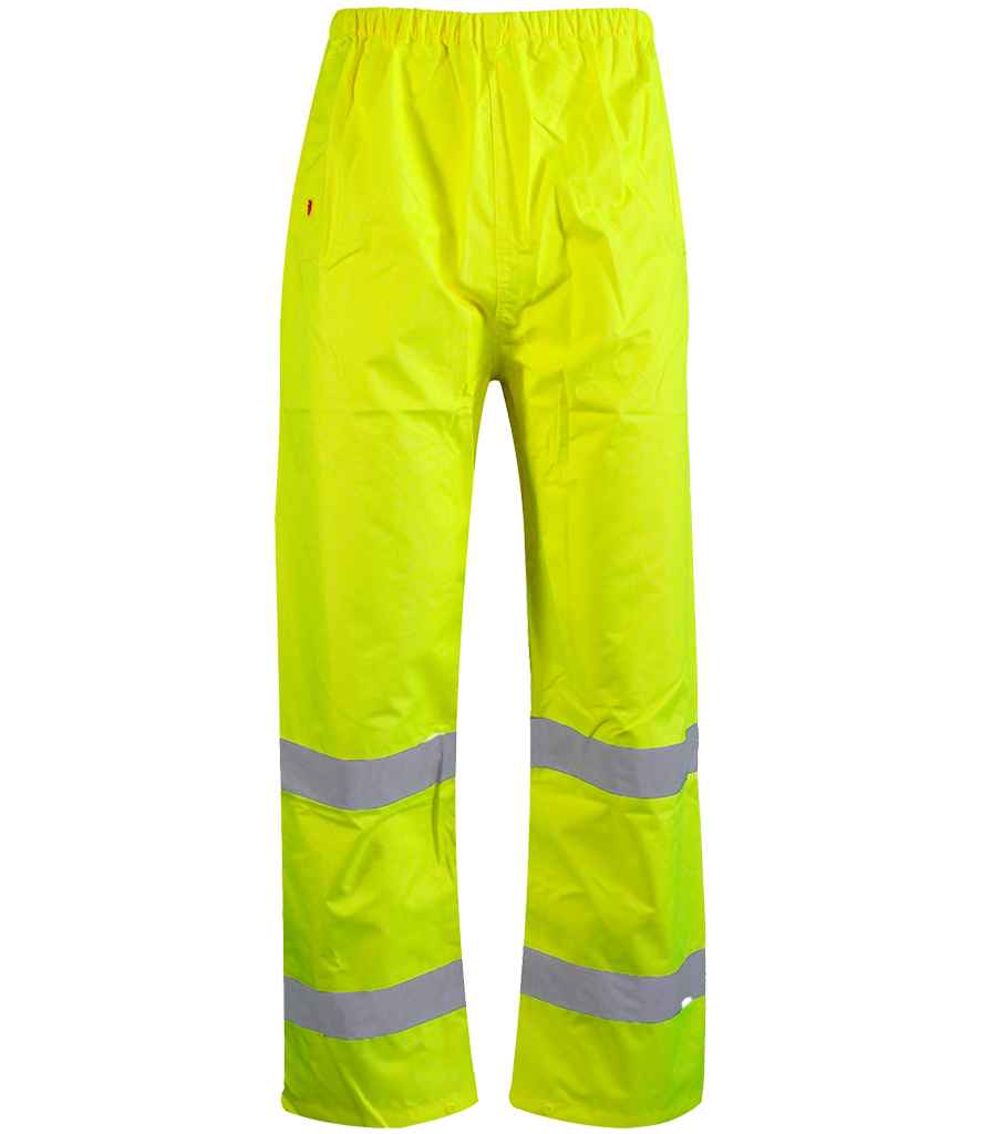 Warrior Warrior Hi-Vis Overtrousers - Fluorescent Yellow (WR010)