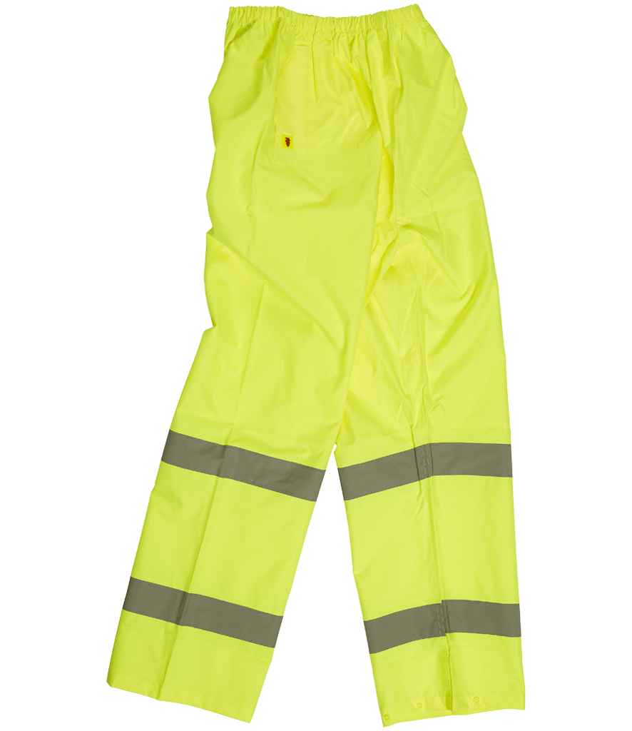 Warrior Warrior Hi-Vis Overtrousers - Fluorescent Yellow (WR010)