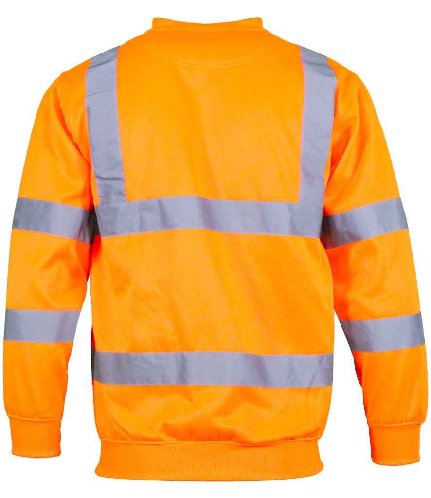 Warrior Warrior Hi-Vis Sweatshirt - Fluorescent Orange (WR011)
