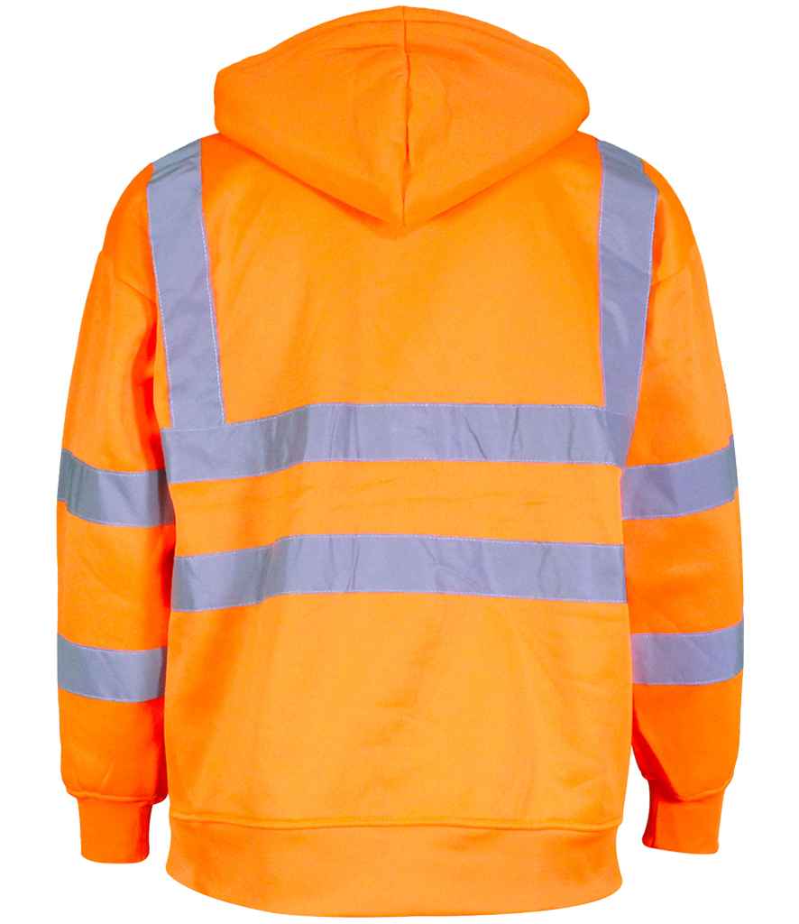 Warrior Warrior Hi-Vis Pull On Hoodie - Fluorescent Orange (WR012)