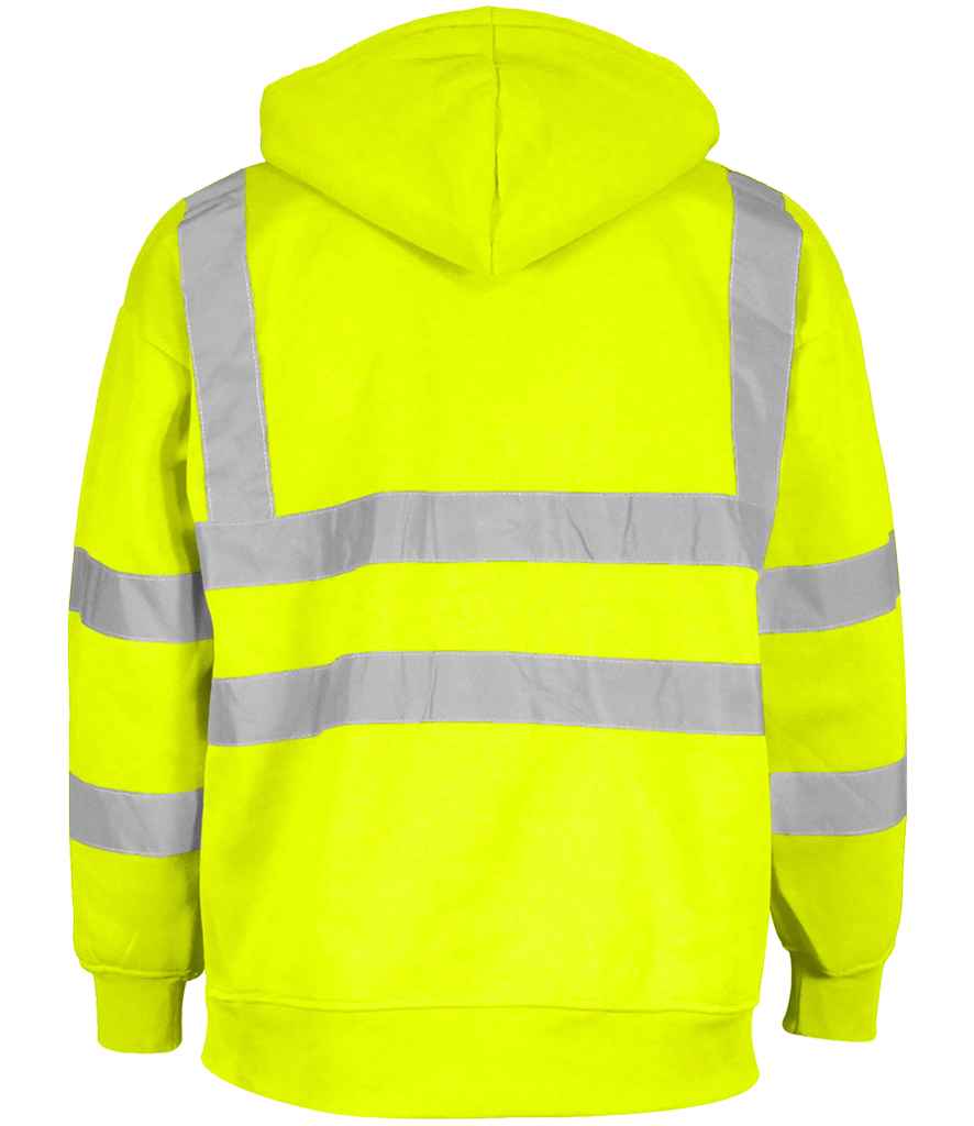 Warrior Warrior Hi-Vis Pull On Hoodie - Fluorescent Yellow (WR012)