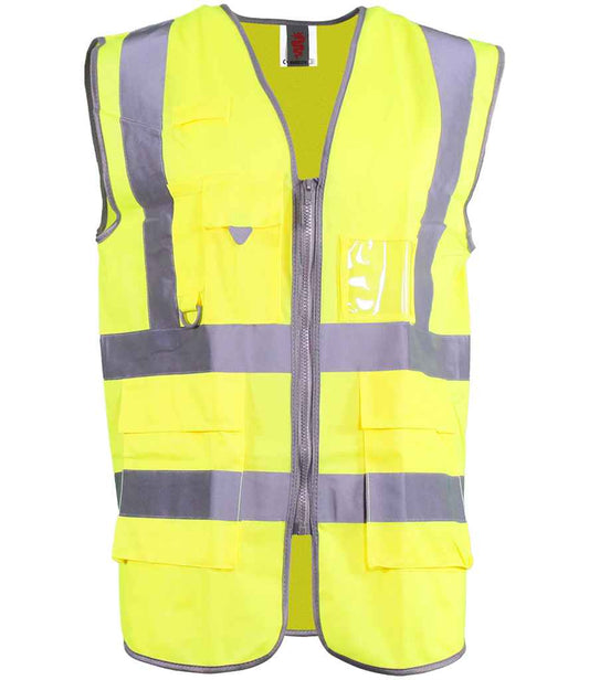 Warrior Warrior Hi-Vis Executive Waistcoat - Yellow (WR035)