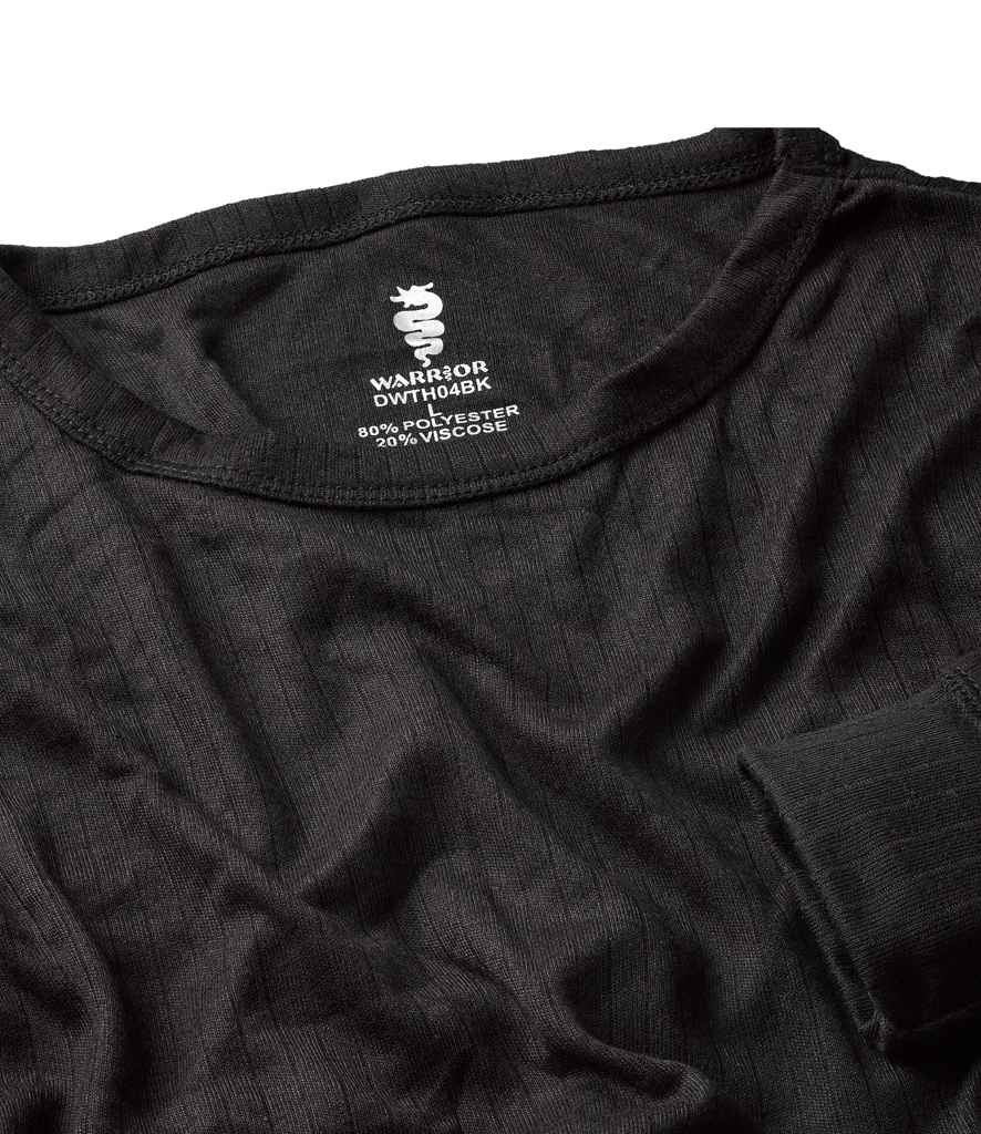 Warrior Warrior Thermal Long Sleeve T-Shirt - Black (WR202)