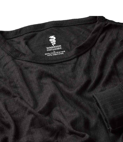 Warrior Warrior Thermal Long Sleeve T-Shirt - Black (WR202)