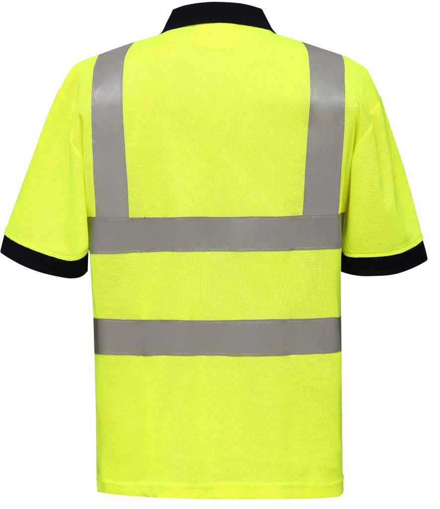Yoko Hi-Vis Polo Shirt - Yellow (YK015)