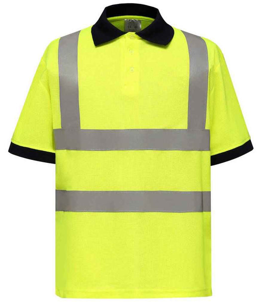Yoko Hi-Vis Polo Shirt - Yellow (YK015)