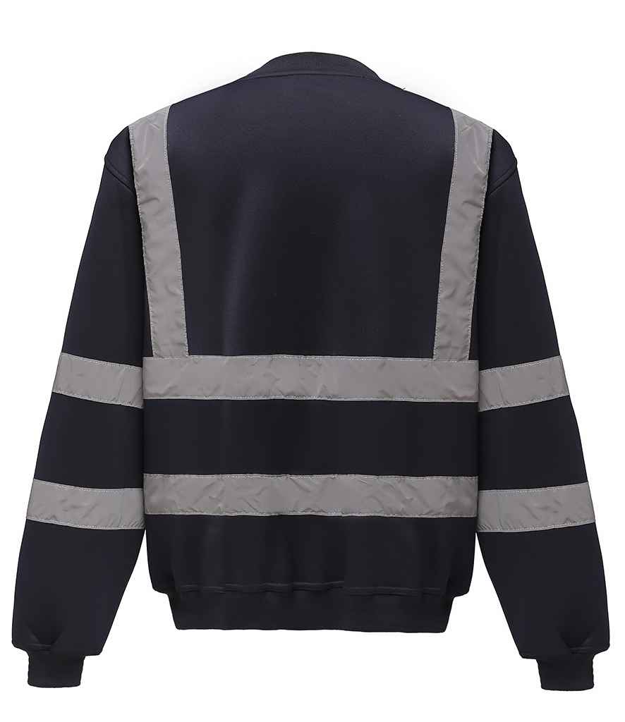 Yoko Hi-Vis Sweatshirt - Navy (YK030)