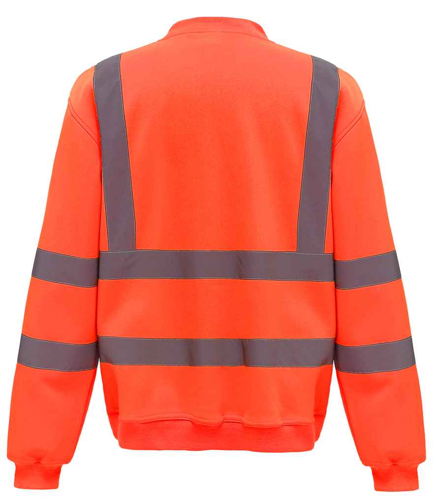 Yoko Hi-Vis Sweatshirt - Orange (YK030)