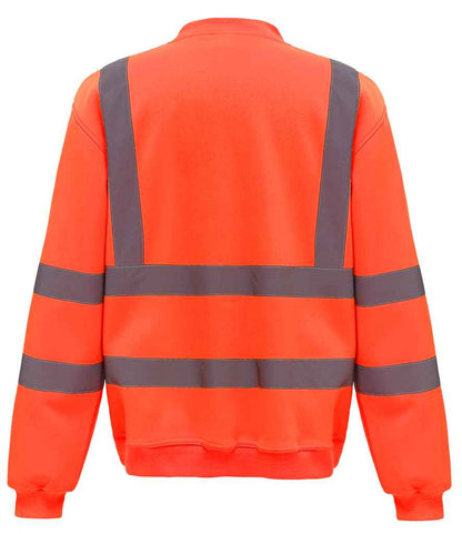 Yoko Hi-Vis Sweatshirt - Orange (YK030)