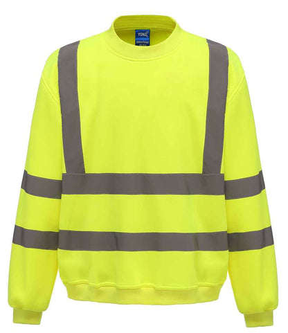 Yoko Hi-Vis Sweatshirt - Yellow (YK030)
