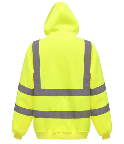 Yoko Hi-Vis Pull Over Hoodie - Yellow (YK031)