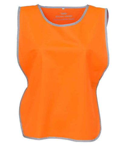 Yoko Hi-Vis Reflective Border Tabard - Orange (YK100)