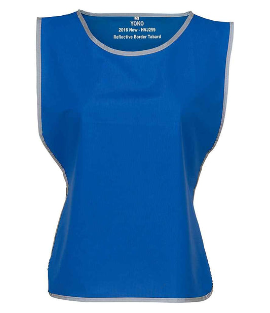 Yoko Hi-Vis Reflective Border Tabard - Royal Blue (YK100)