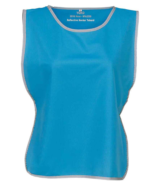 Yoko Hi-Vis Reflective Border Tabard - Sapphire Blue (YK100)