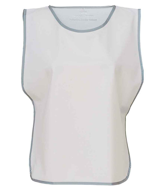 Yoko Hi-Vis Reflective Border Tabard - White (YK100)