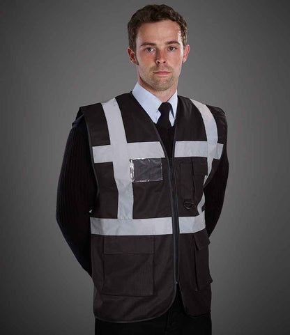 Yoko Executive Waistcoat - Black (YK103)