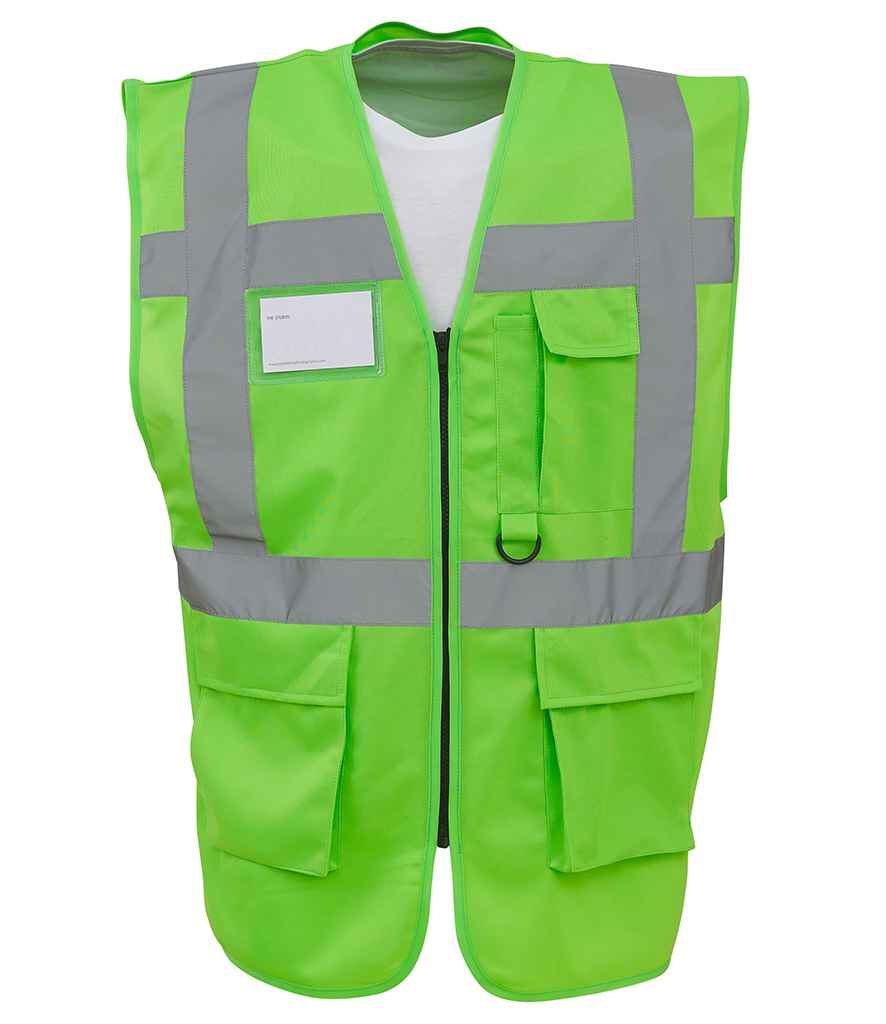 Yoko Executive Waistcoat - Lime Green (YK103)