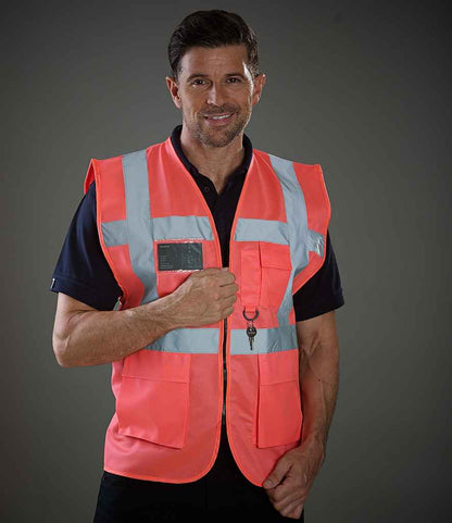 Yoko Executive Waistcoat - Pink (YK103)
