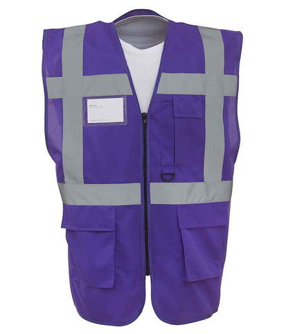 Yoko Executive Waistcoat - Purple (YK103)