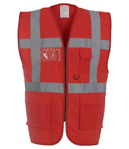 Yoko Executive Waistcoat - Red (YK103)