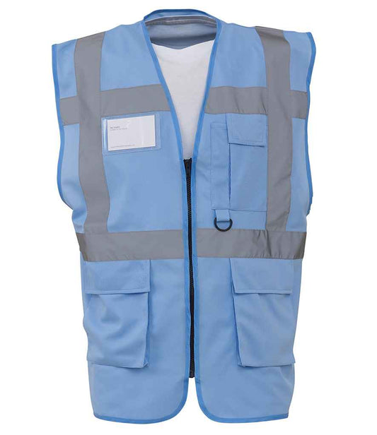 Yoko Executive Waistcoat - Sky Blue (YK103)