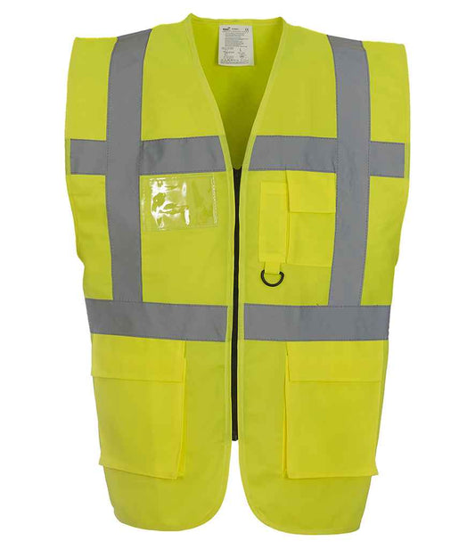 Yoko Executive Waistcoat - Yellow (YK103)
